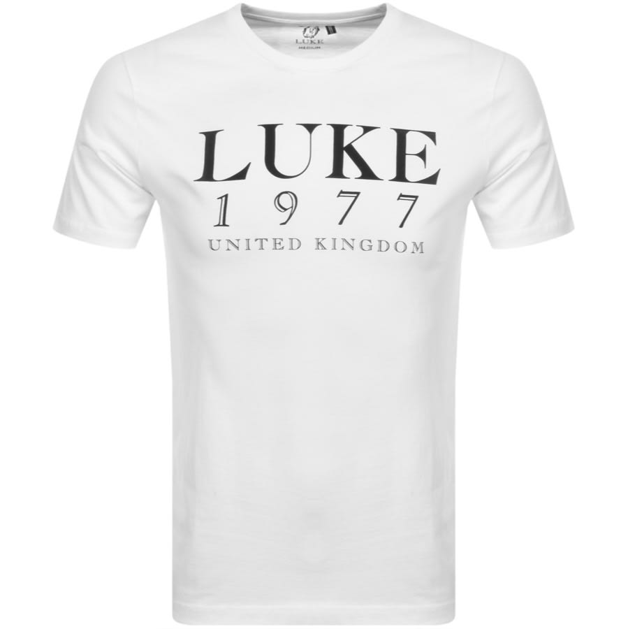 Alternative Image for ProductLuke 1977 Short Sleeve Identitee T Shirt White1